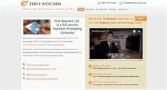 Desktop Screenshot of firstbancard.com